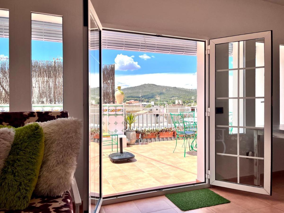 Atico Con Vistas En L'Olleria Daire Dış mekan fotoğraf